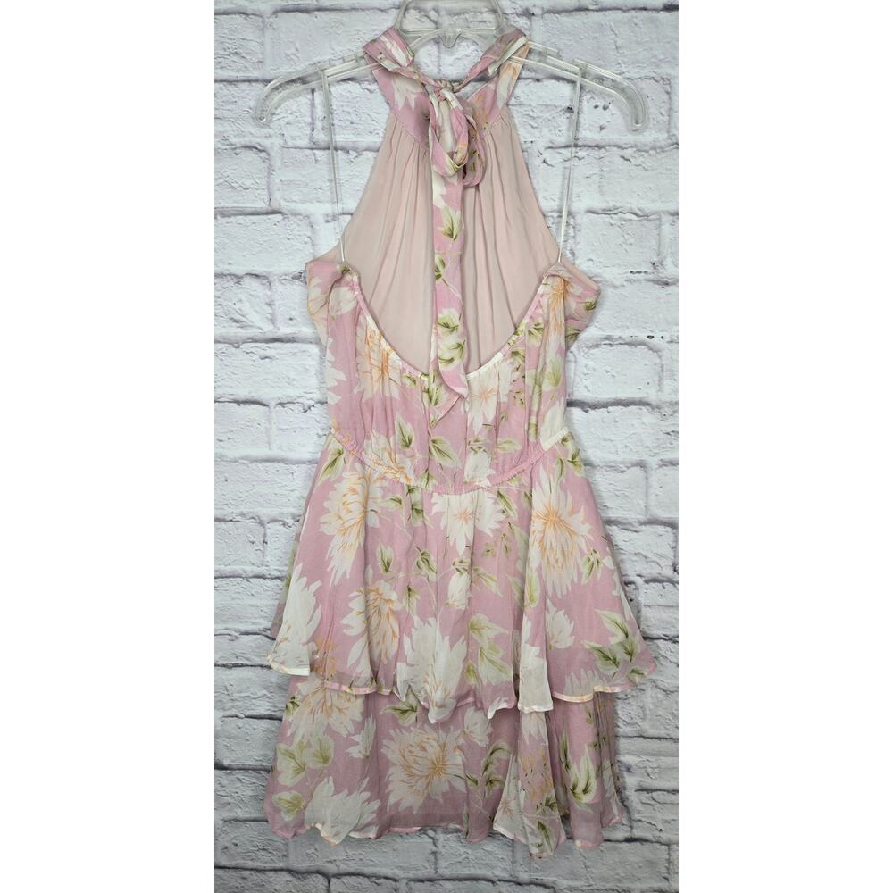 Revolve Yumi Kim Meghan Dress in Wayfarer Pink floral tiered Dress XL. - Picture 4 of 10